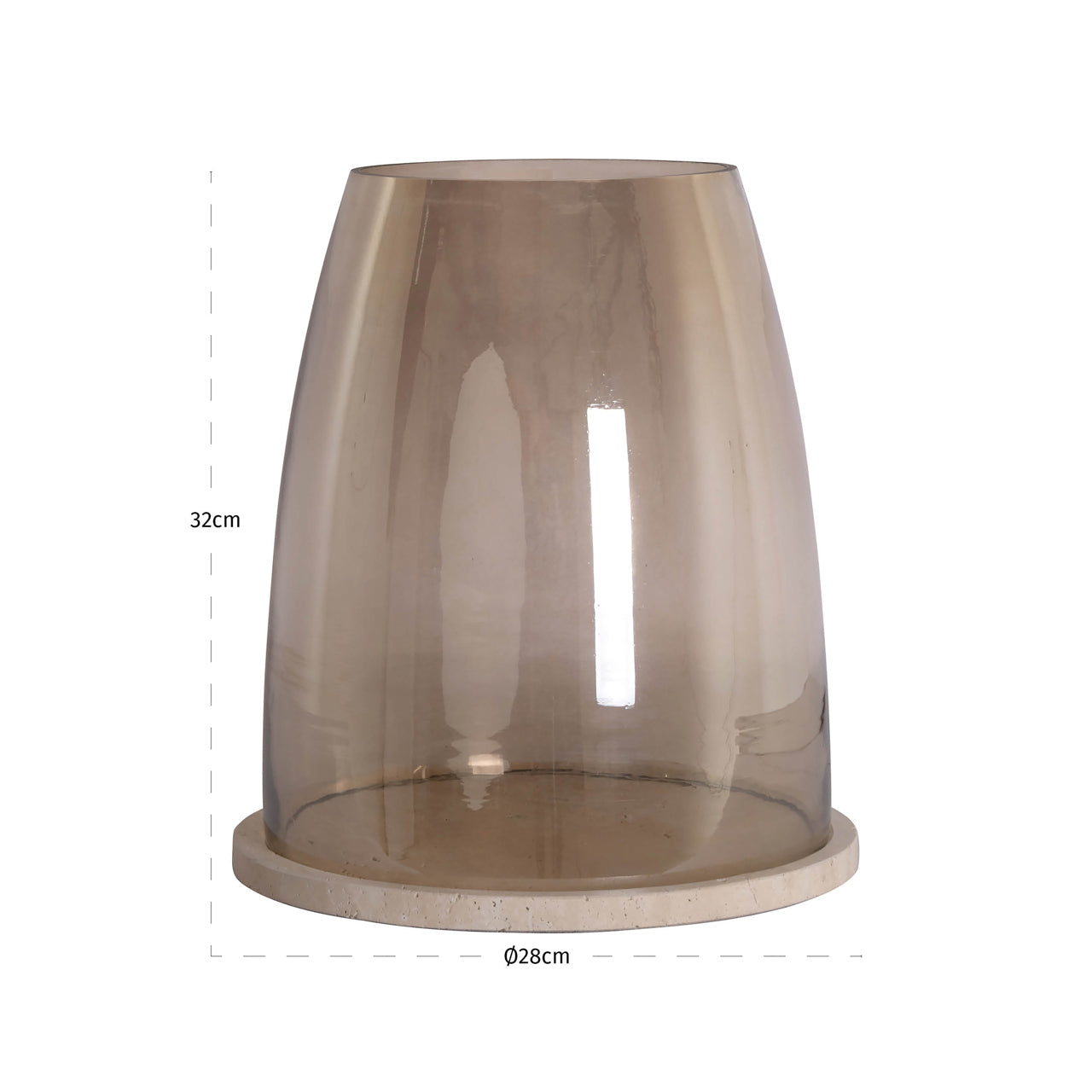 Svečturis  Alusia L Richmond Interiors 32/28/28 cm sand