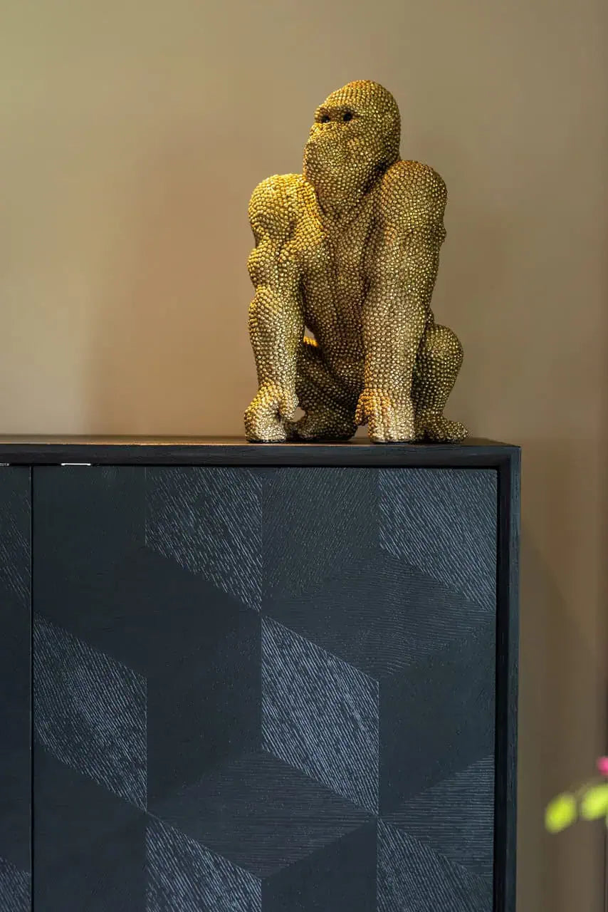 Skapis Blax ar 2 durvīm Richmond Interiors 175/110/52 cm melns - N1 Home