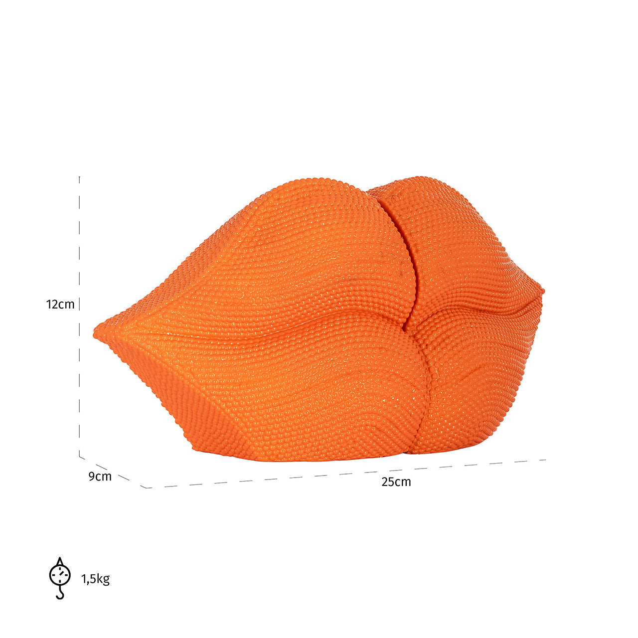 Grāmatu stendi Kiss Richmond Interiors 13/13/9 cm Oranžs - N1 Home