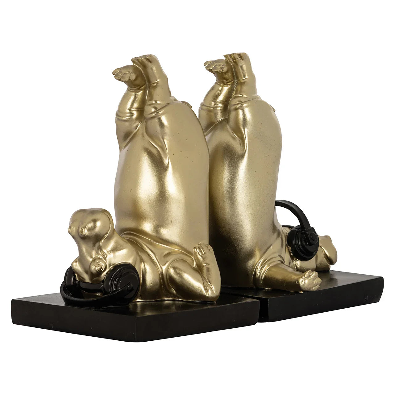 Grāmatu stendi Hippo Richmond Interiors 20/28/14 cm zelts - N1 Home