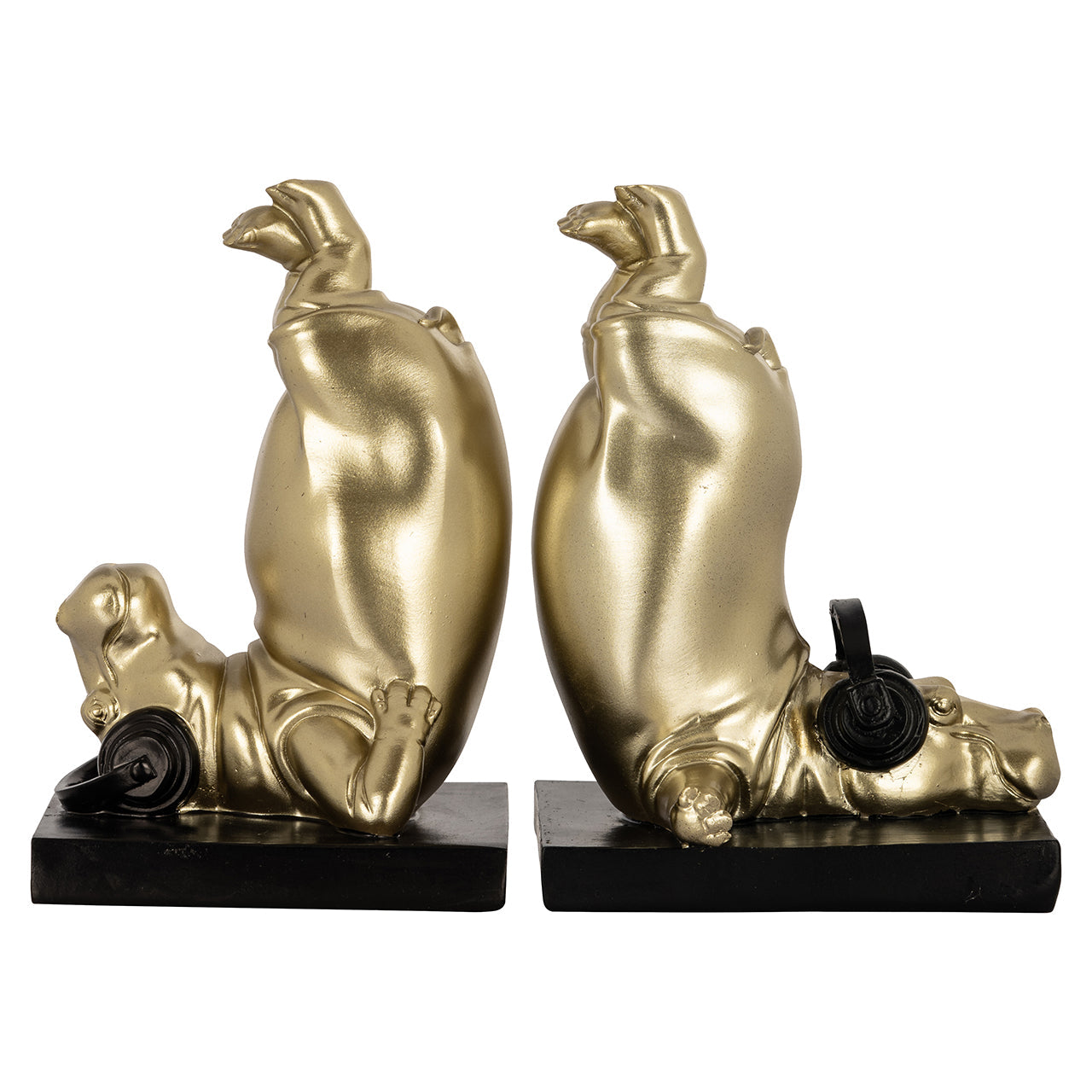 Grāmatu stendi Hippo Richmond Interiors 20/28/14 cm zelts - N1 Home