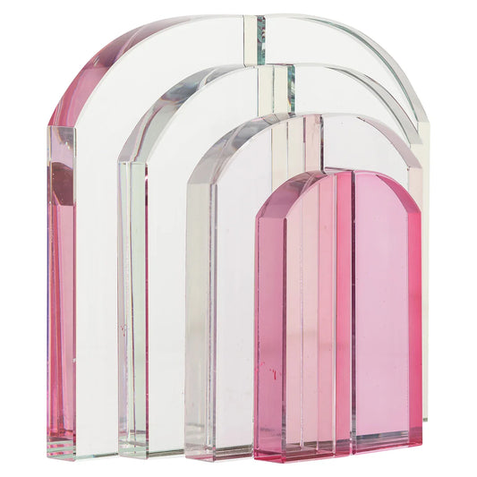 Grāmatu stendi Alissia Richmond Interiors 18/20/7 cm stikls - N1 Home