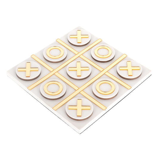Dekoratīvs priekšmets Richmond Interiors Tic tac toe Maylie 2/26/26 cm balts - N1 Home