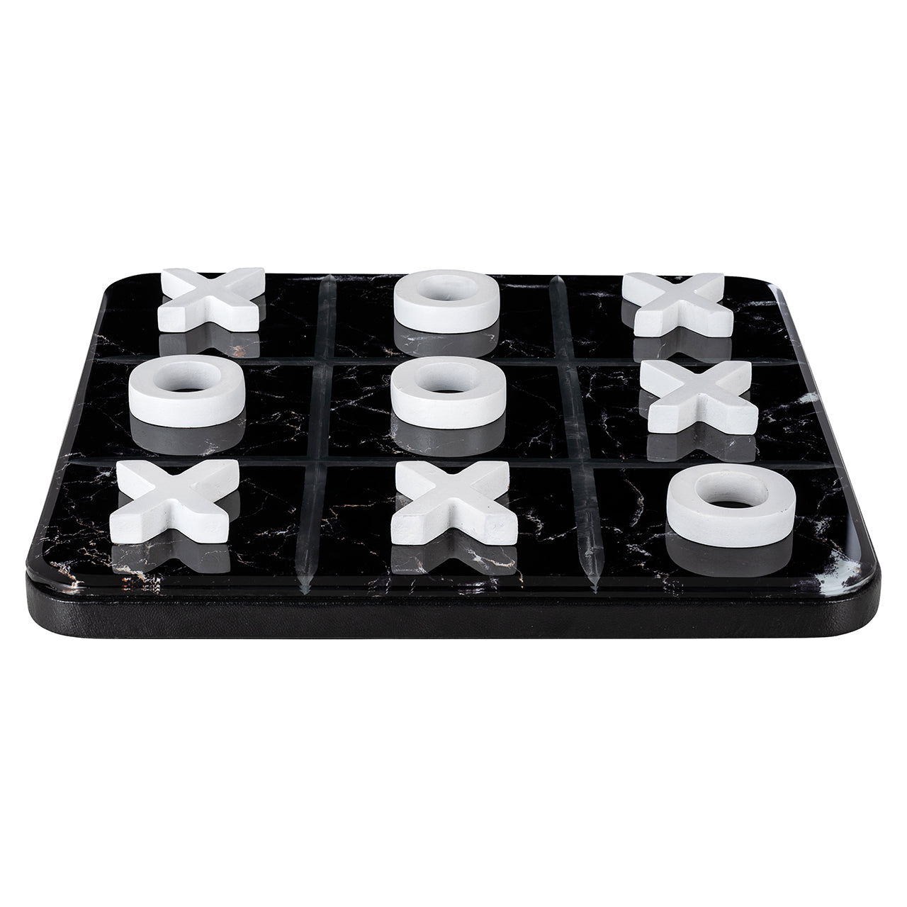 Dekoratīvs priekšmets Richmond Interiors Tic tac toe Trixi 25/25 cm melns/balts - N1 Home