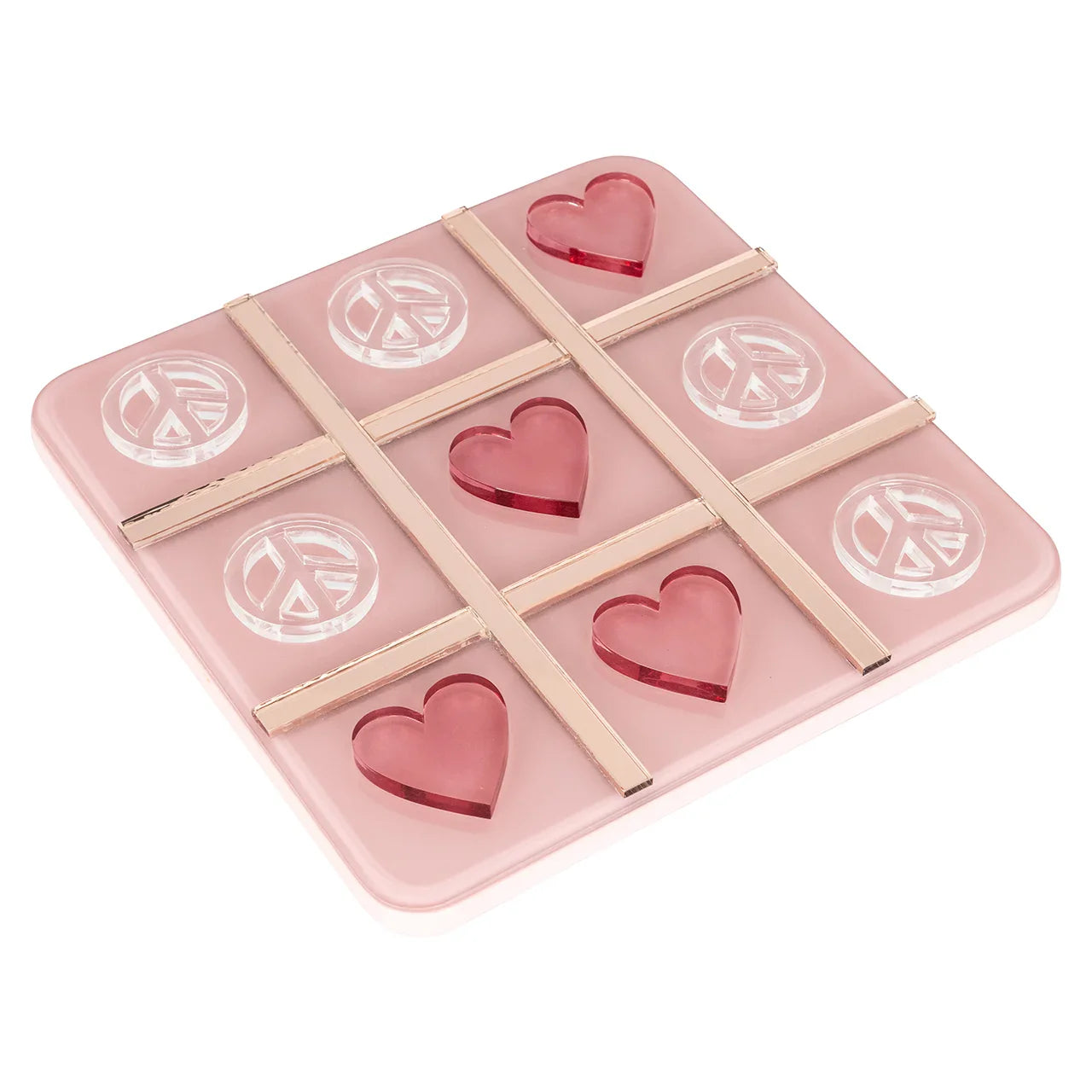 Dekoratīvs priekšmets Richmond Interiors Tic tac toe Jolisa 2/30/30 cm Pink - N1 Home