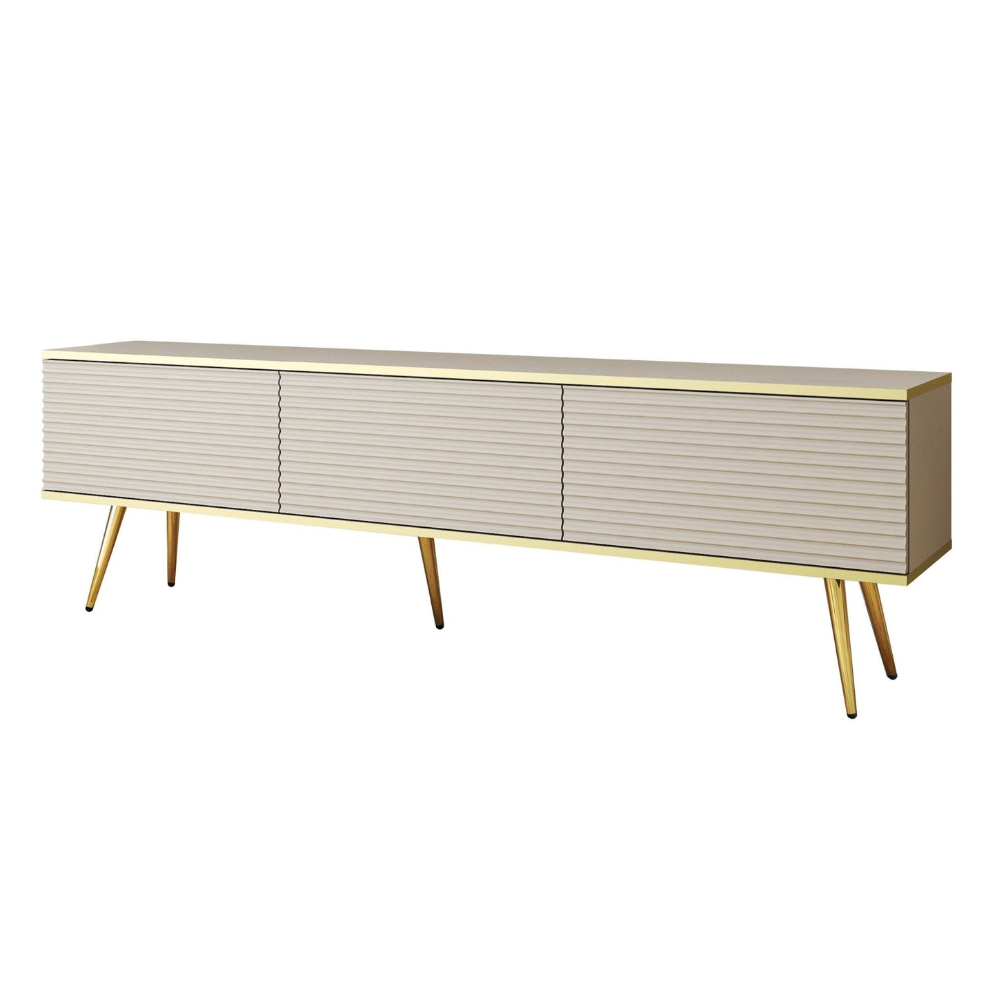 RTV skapis O2 rievota priekšpuse 175/30/32 cm bēšs - N1 Home