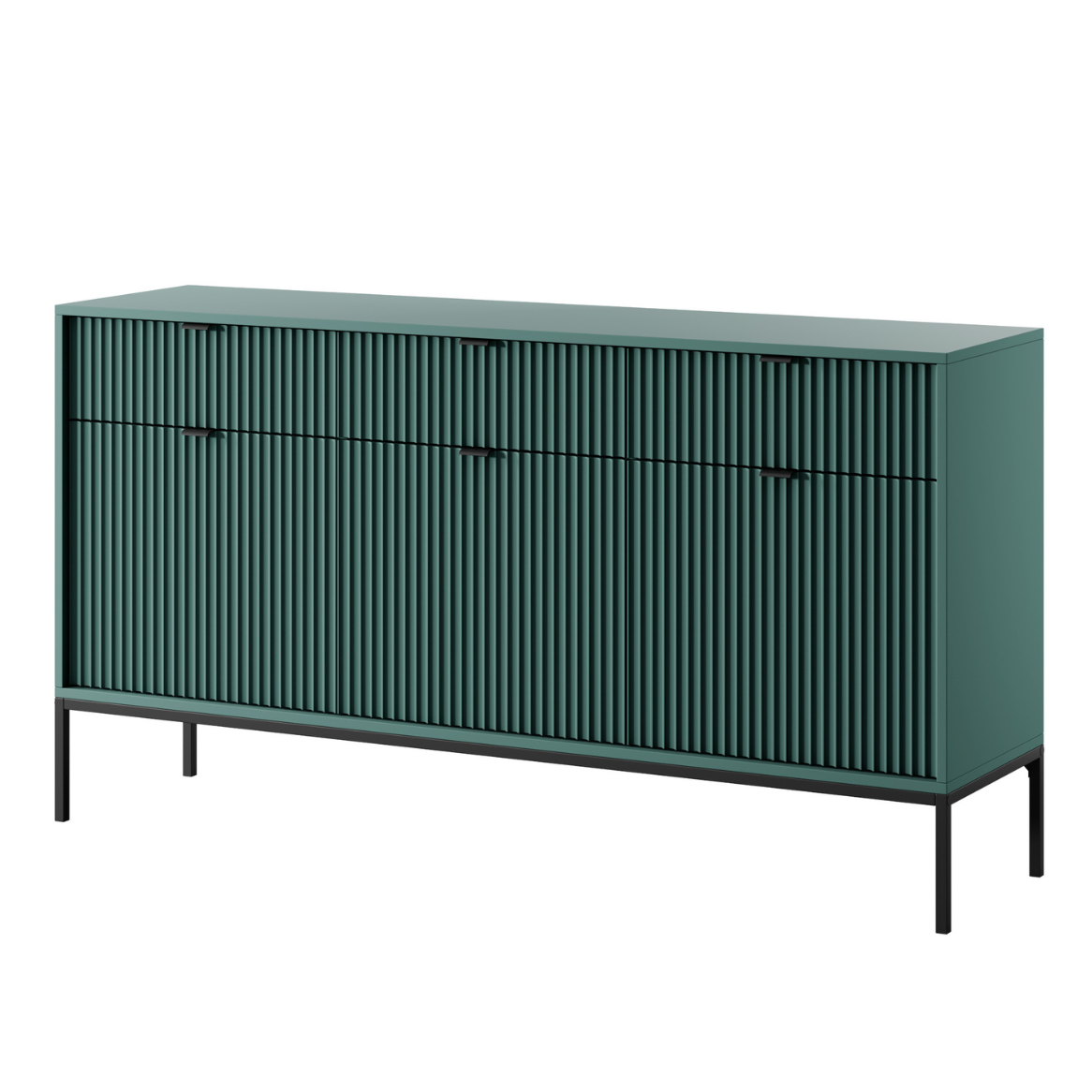 Kumode NV 154/83/39 cm olīves/melns
