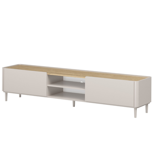 TV skapis Elva 220/48/48 Kašmirs / Eļļots ozols - N1 Home