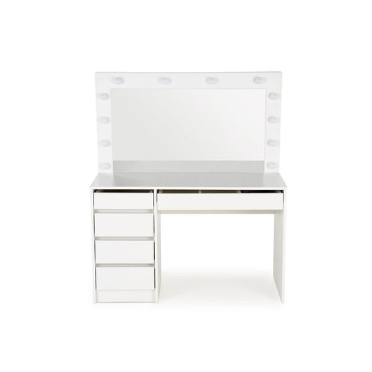 HLM balta konsole ar gaismu 120/55/140 cm - N1 Home