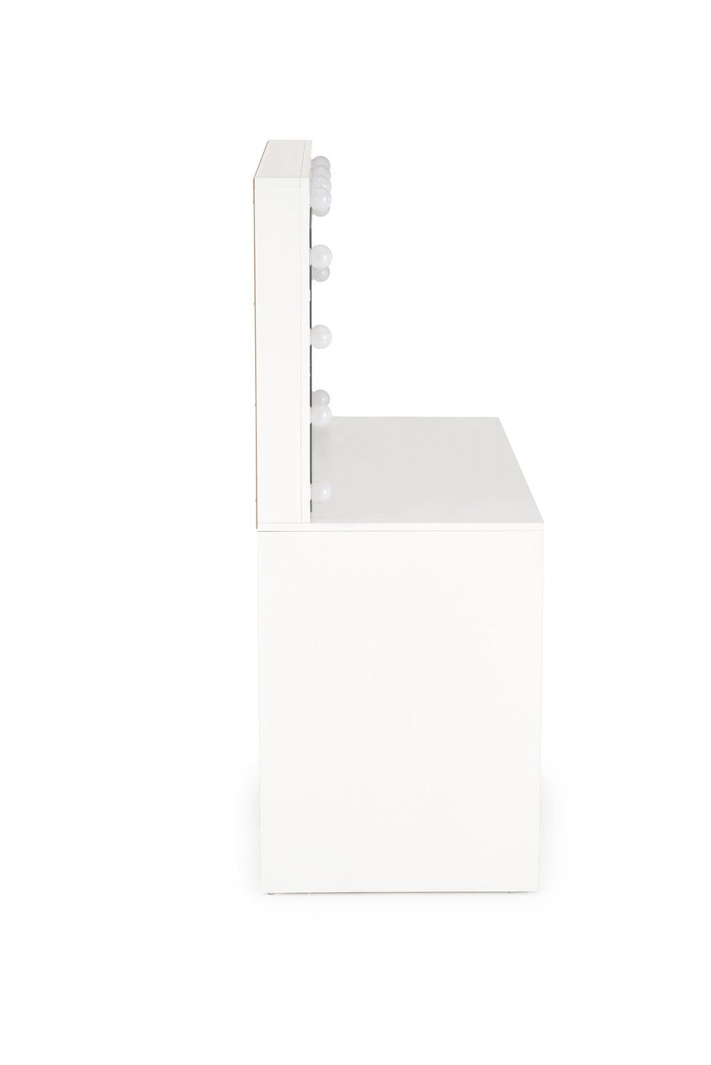 HLM balta konsole ar gaismu 120/55/140 cm - N1 Home