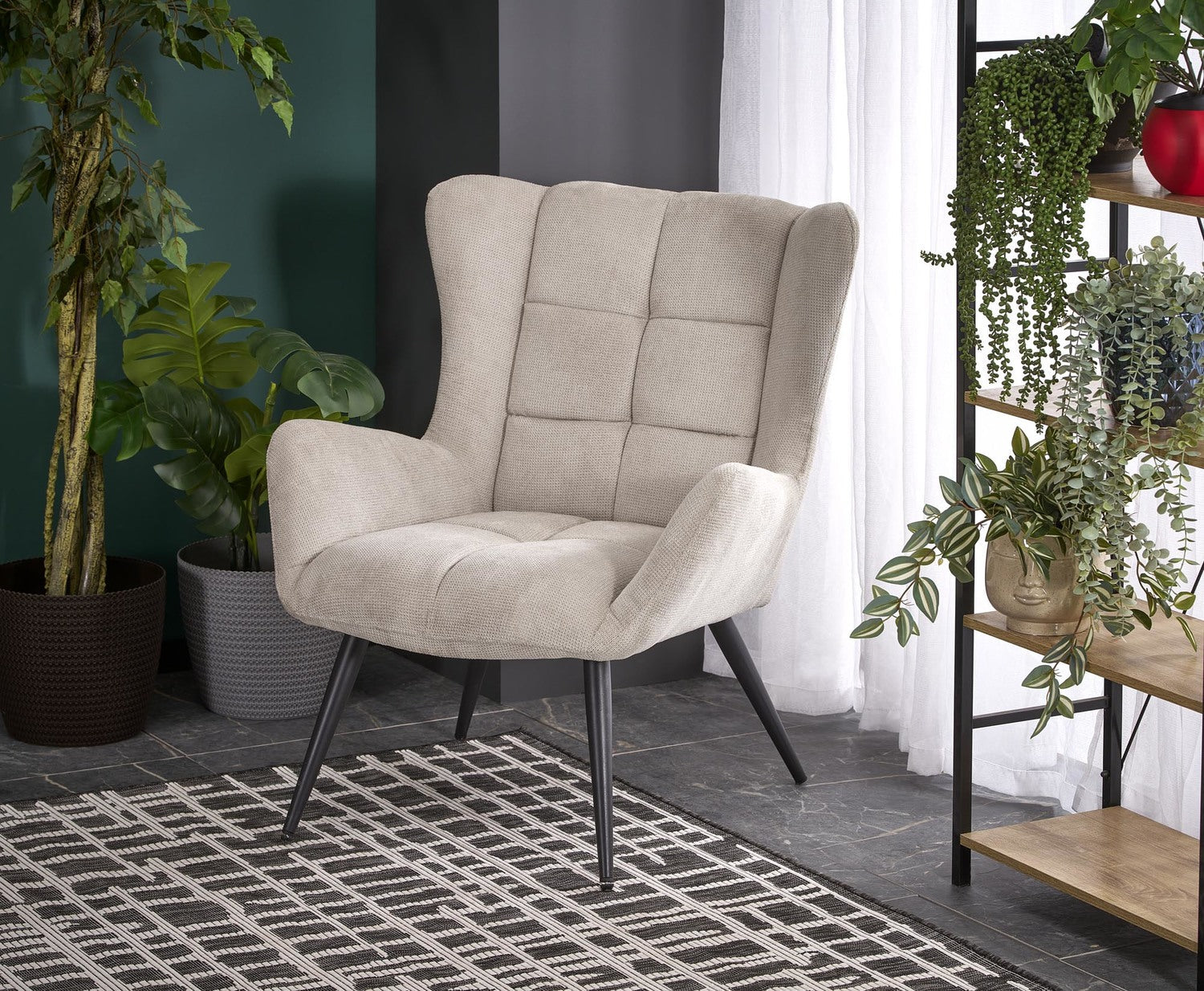 Krēsls Byro 75/85/92/45 cm bēšs - N1 Home