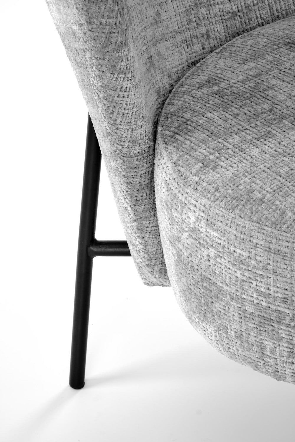 Krēsls Cezi 70/79/85 cm pelēks - N1 Home