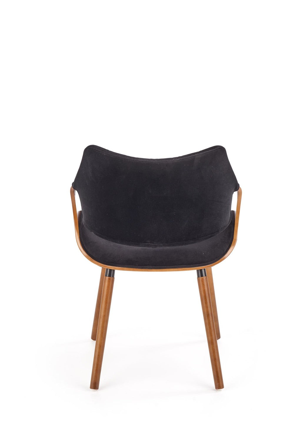 Krēsls Bino 56/55/77/47 cm riekstkoks / melns - N1 Home