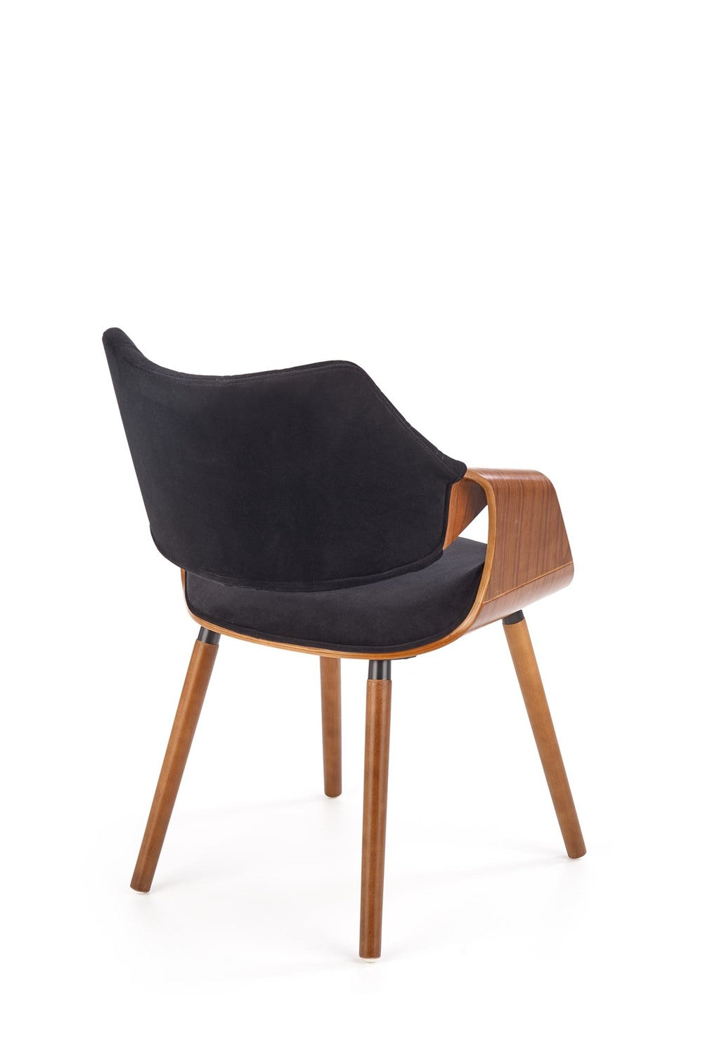 Krēsls Bino 56/55/77/47 cm riekstkoks / melns - N1 Home