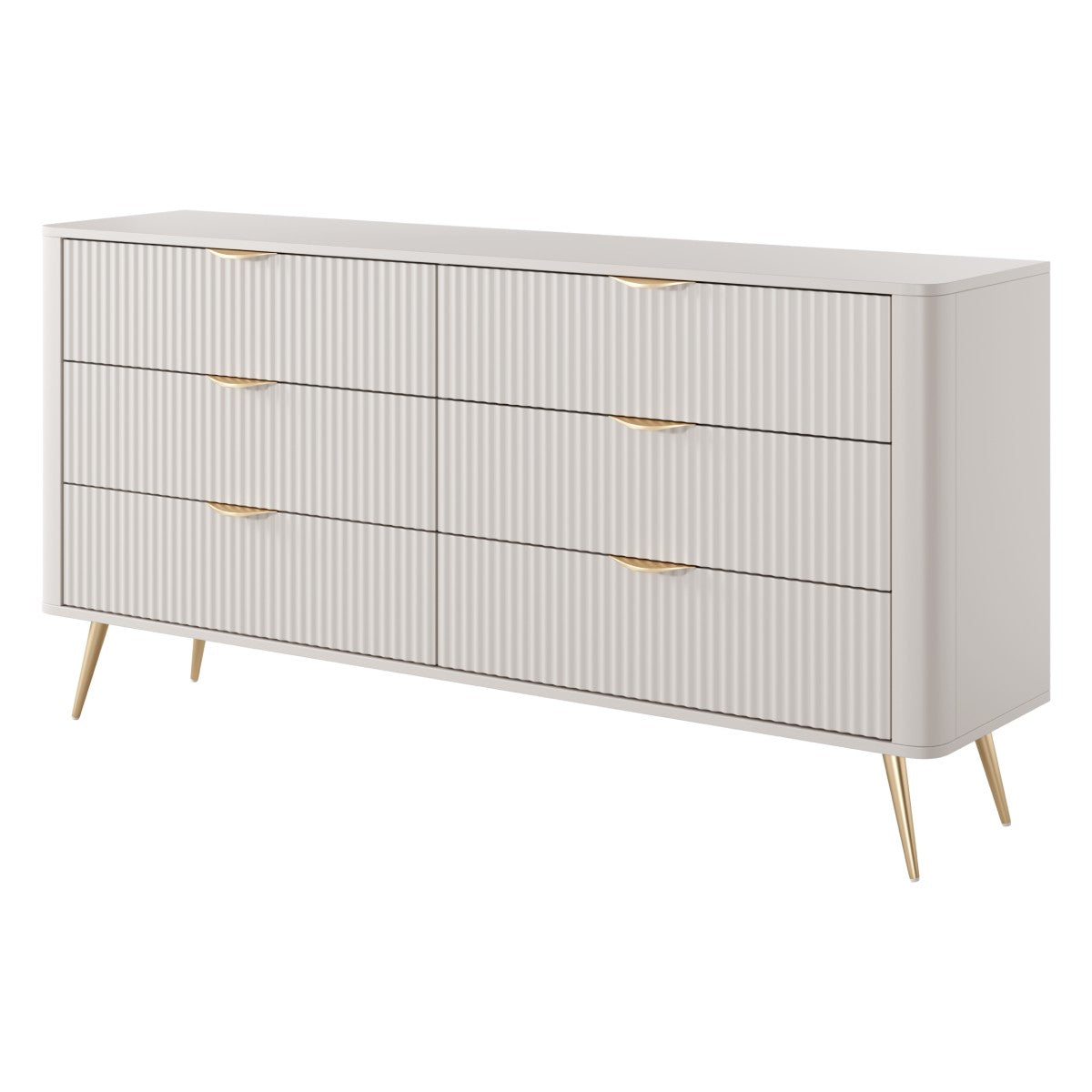 Kumode Lanti 163/81/38 cm bēšs - N1 Home