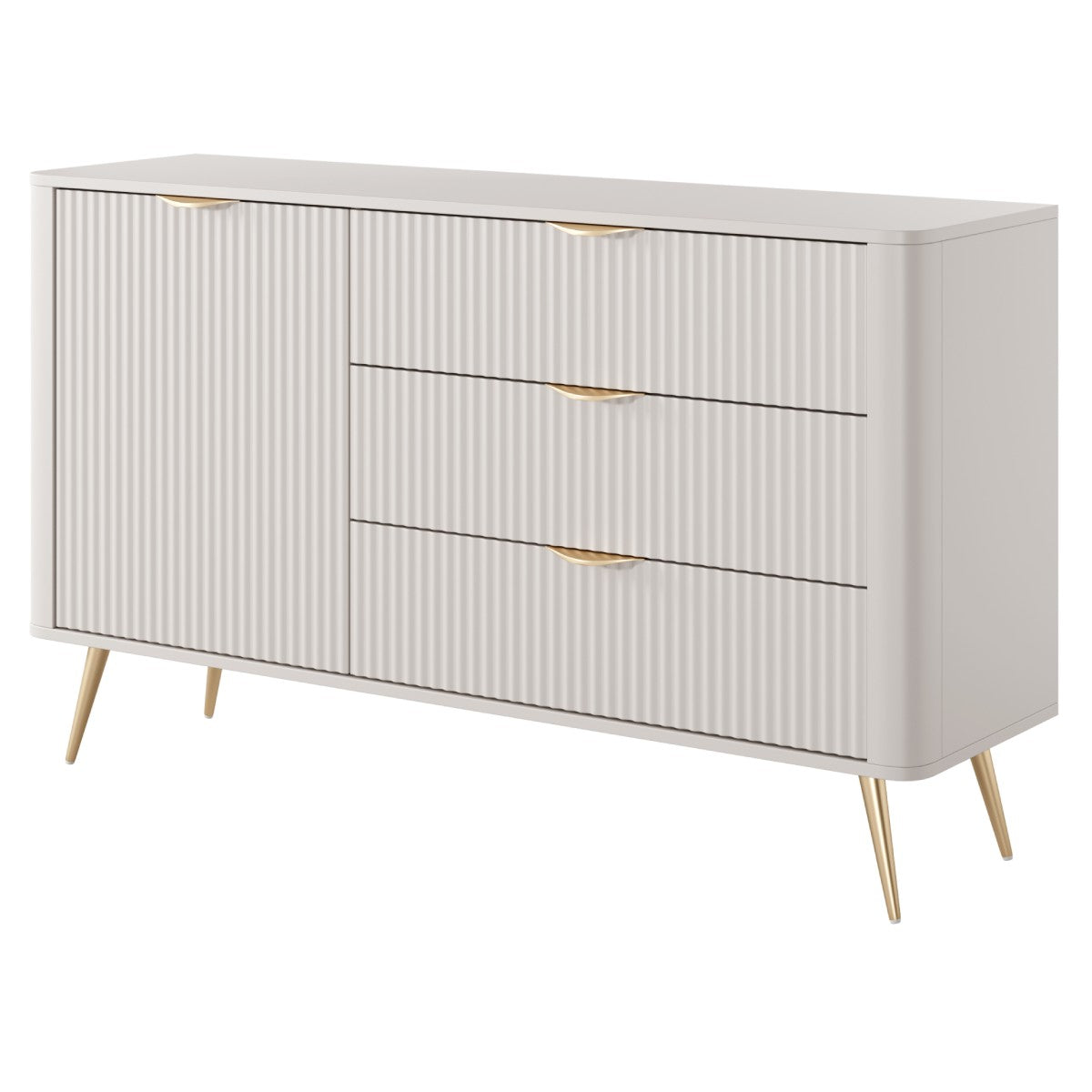 Kumode Lanti 138/81/38 cm bēšs - N1 Home
