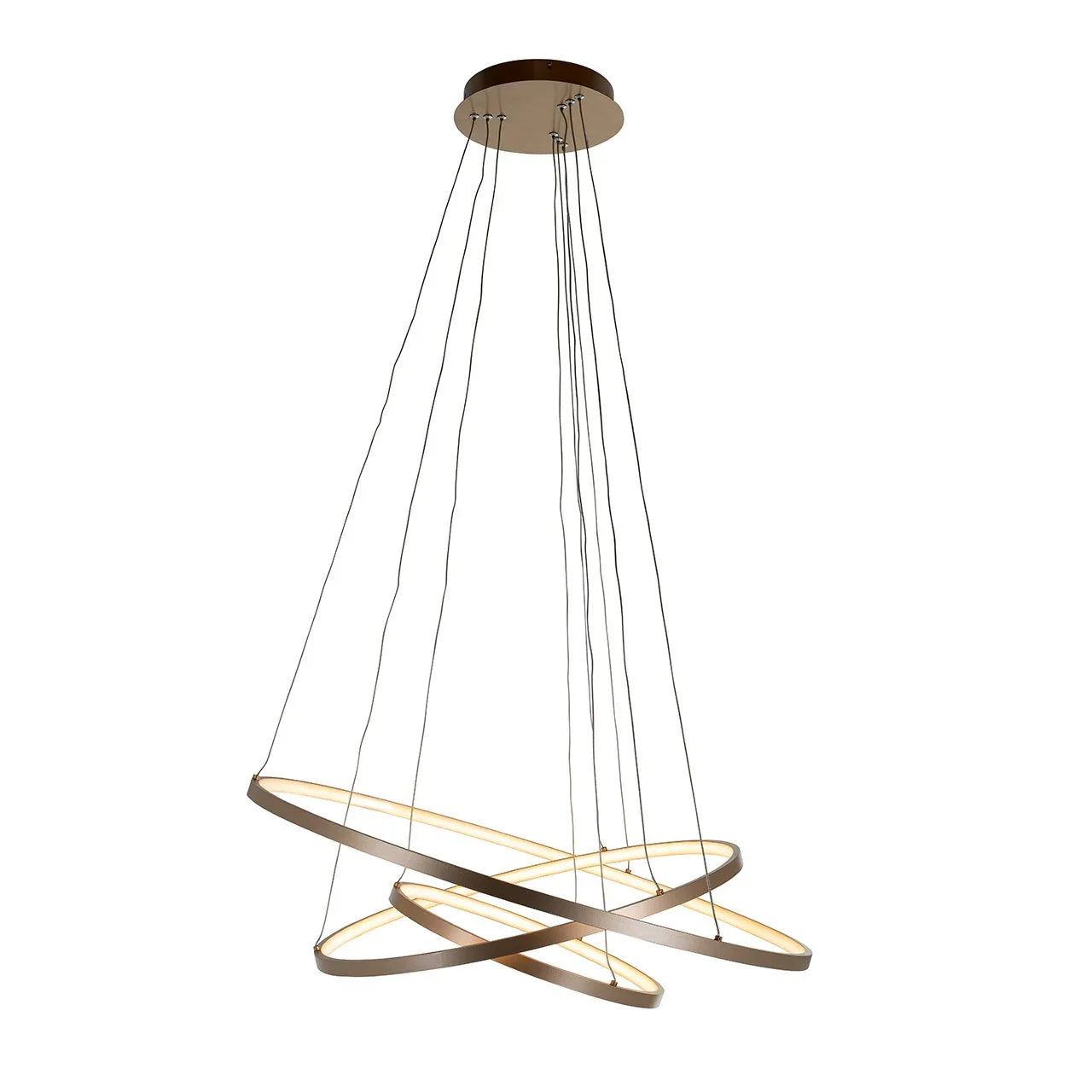 Lustra Richmond Interiors Amira 110/80/80 cm zelts - N1 Home