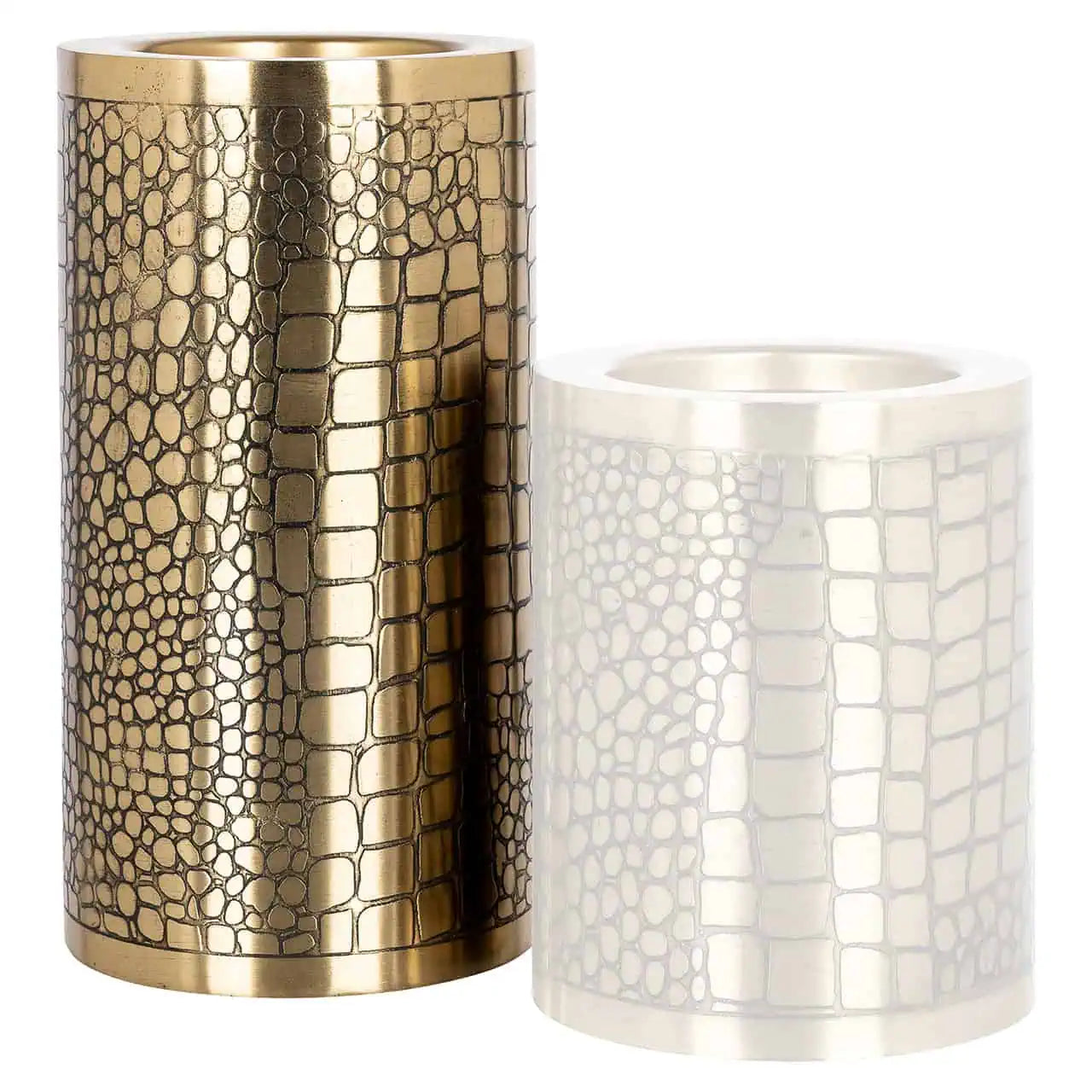 Svečturis Elyn gold large Richmond Interiors 23/12/12 cm zelts - N1 Home