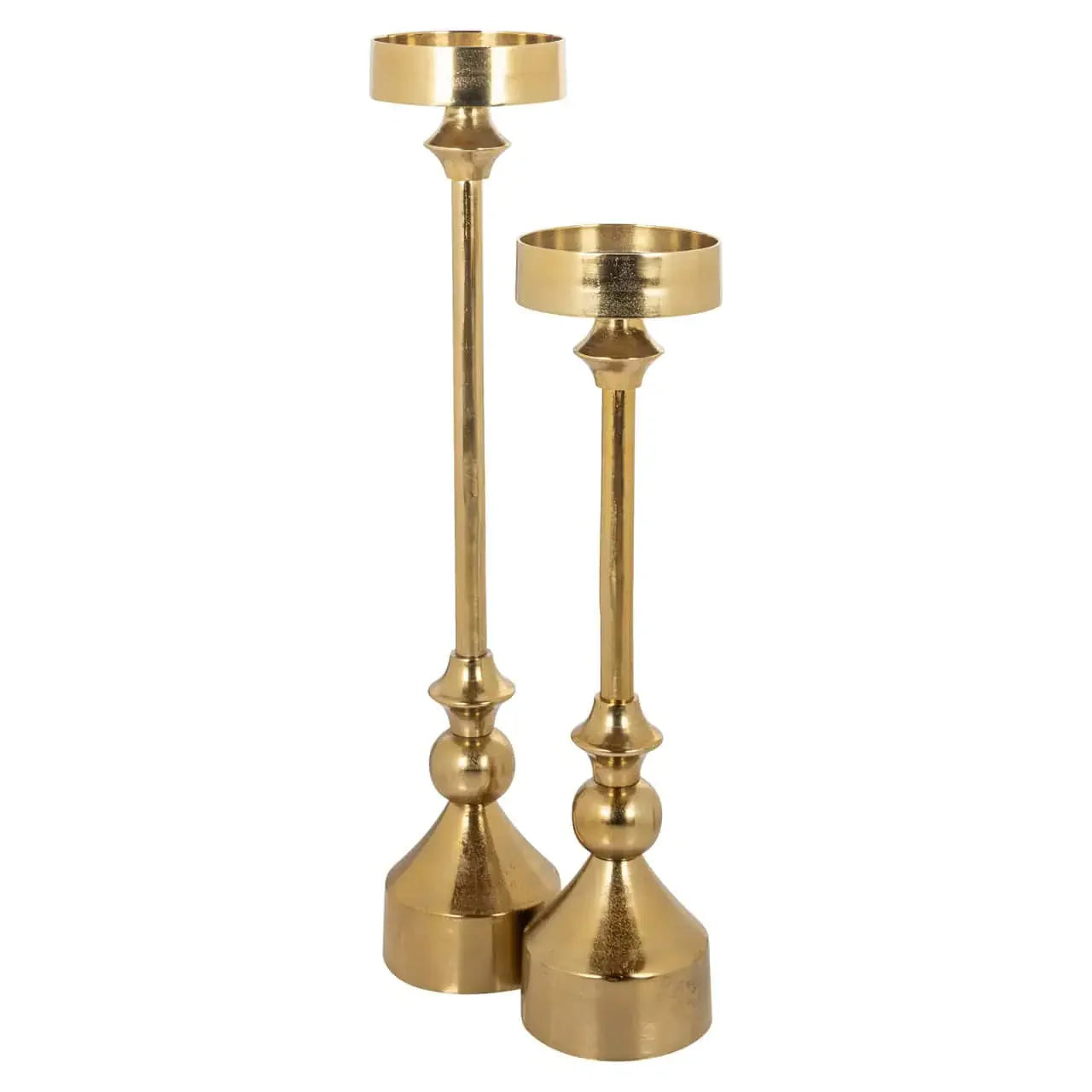 Svečturis Presley gold small Richmond Interiors 80/21/21 cm zelts - N1 Home