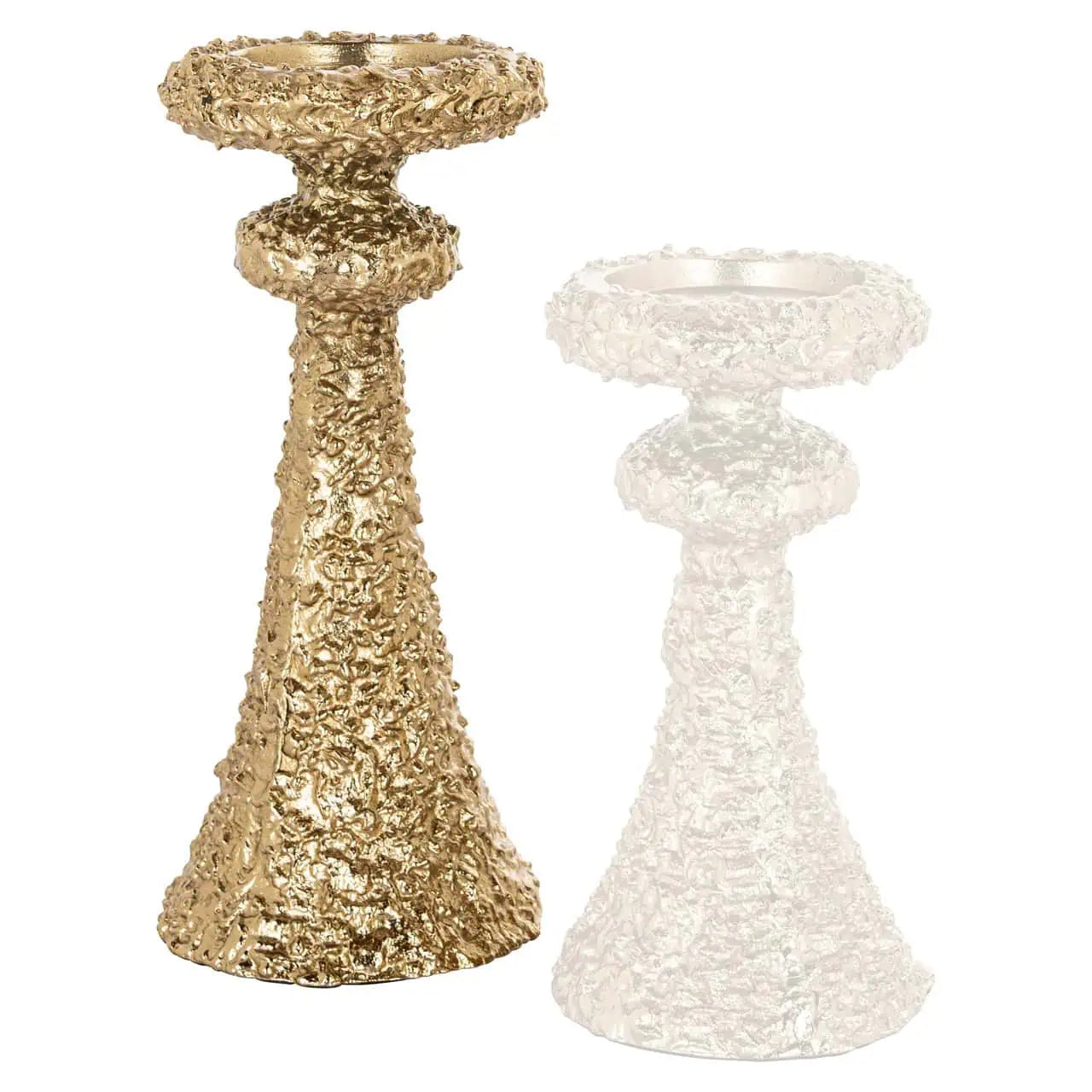 Svečturis July gold large Richmond Interiors 31/14/14 cm zelts - N1 Home