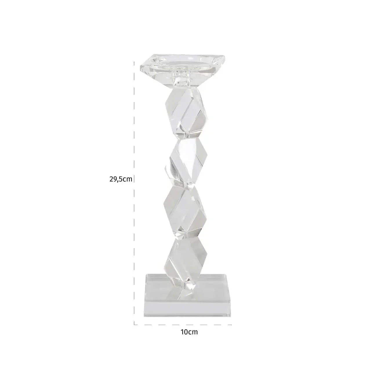 Svečturis Zhara small Richmond Interiors 29,5/10/10 cm stikls - N1 Home