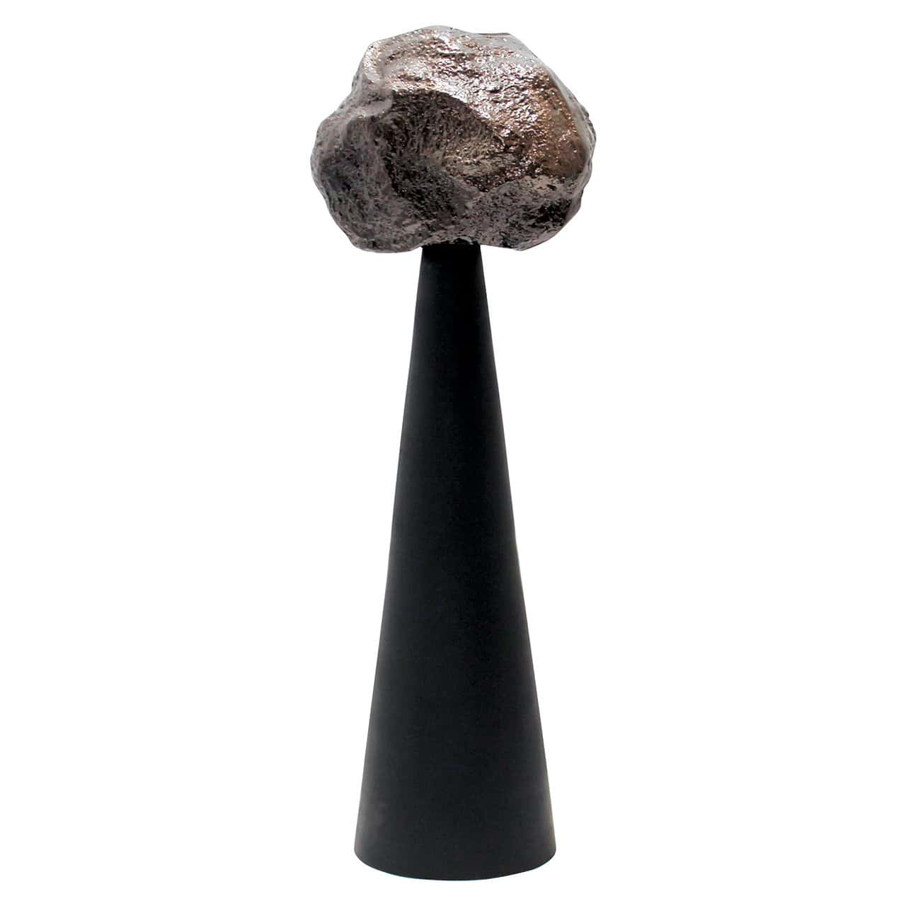 Svečturis Moira black large Richmond Interiors 78/25/18 cm melns - N1 Home