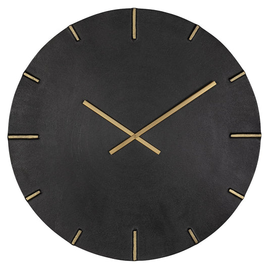 Pulkstenis Richmond Interiors Bilal 74/74/4 cm melns/zelts - N1 Home