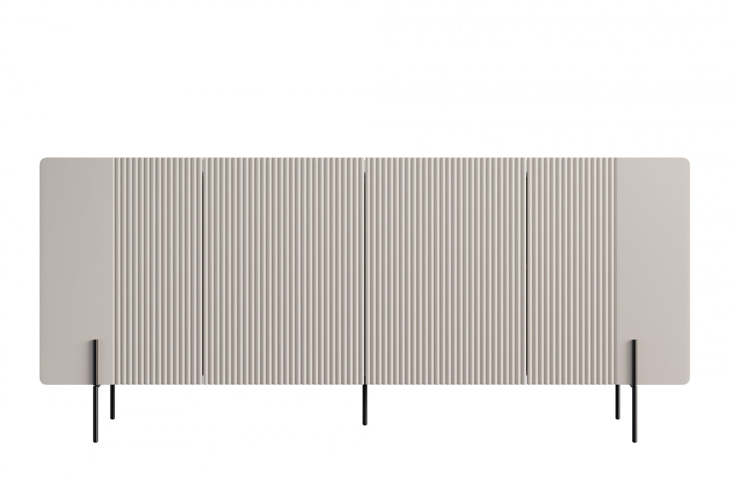 Kumode Dersi 200/87/42 cm kašmirs/melns - N1 Home