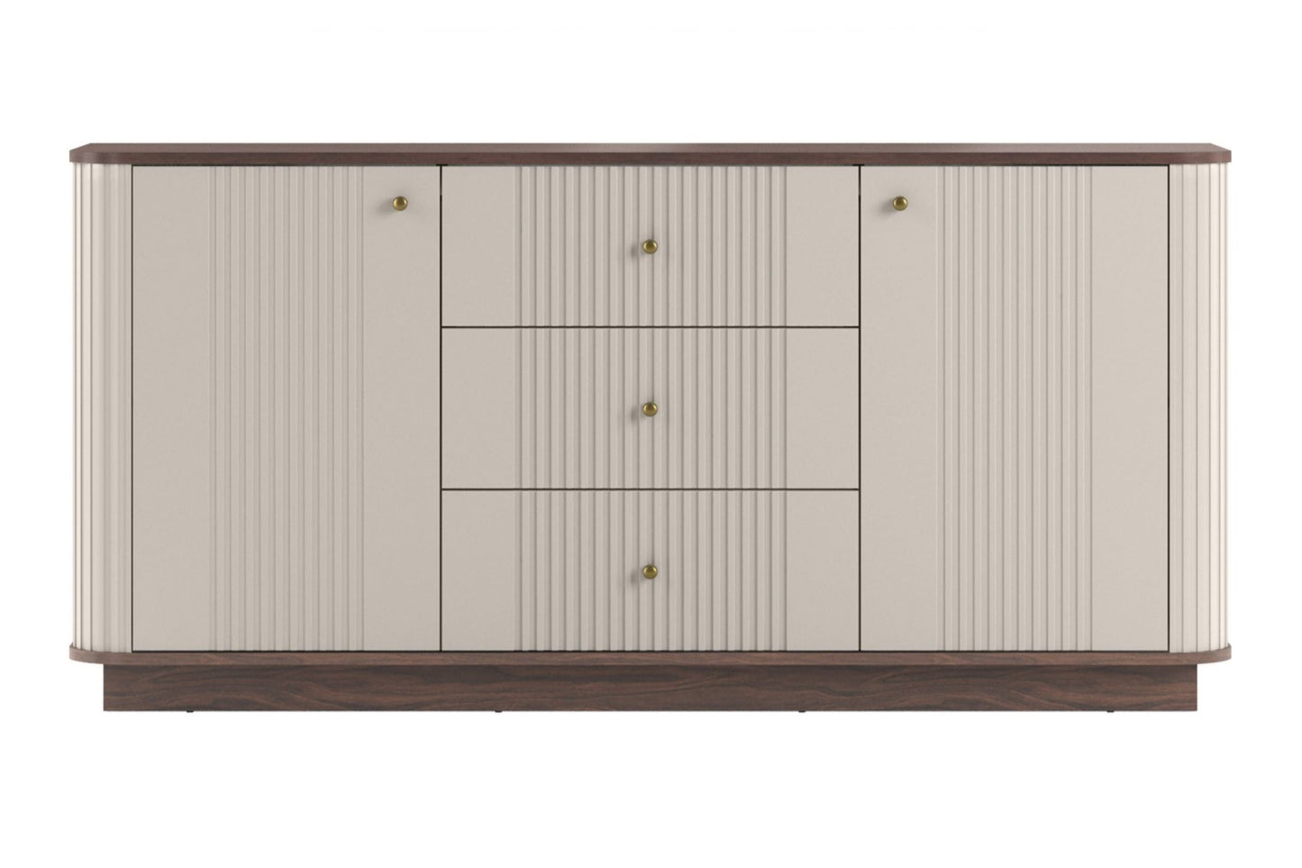Kumode Vespa 160/77/38/ cm kašmirs/rieksts/zelts - N1 Home