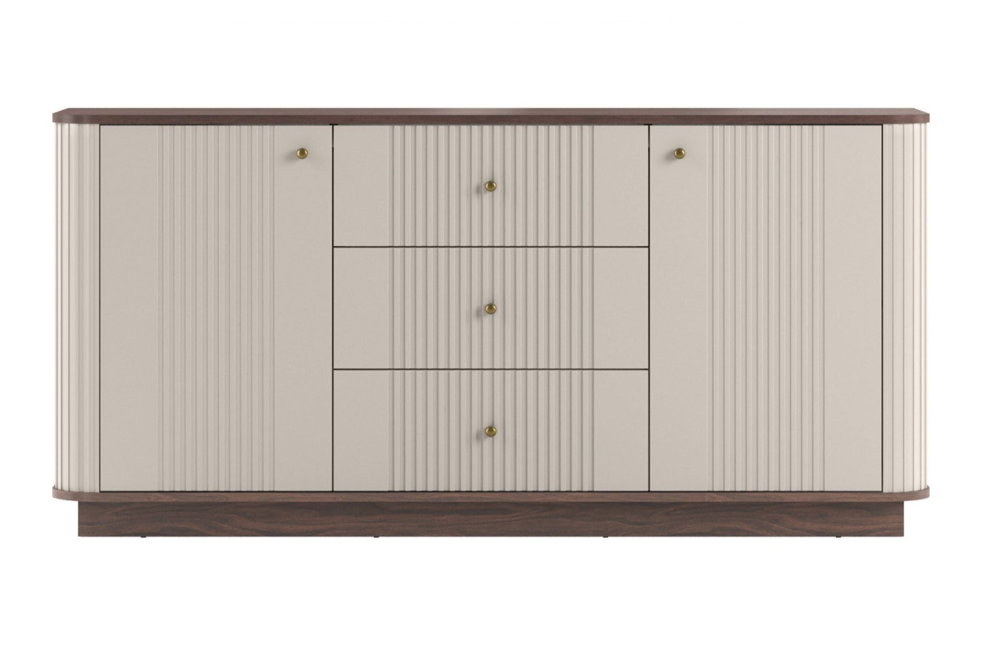 Kumode Vespa 160/77/38/ cm kašmirs/rieksts/zelts - N1 Home