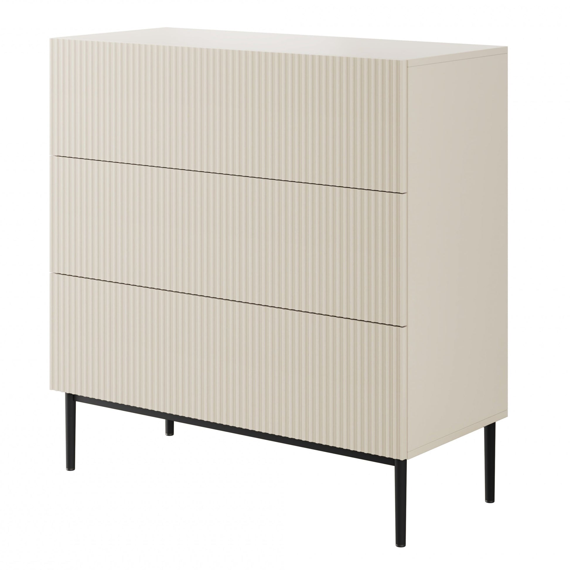 Kumode Austin 100/105/45 cm kašmirs/melns - N1 Home