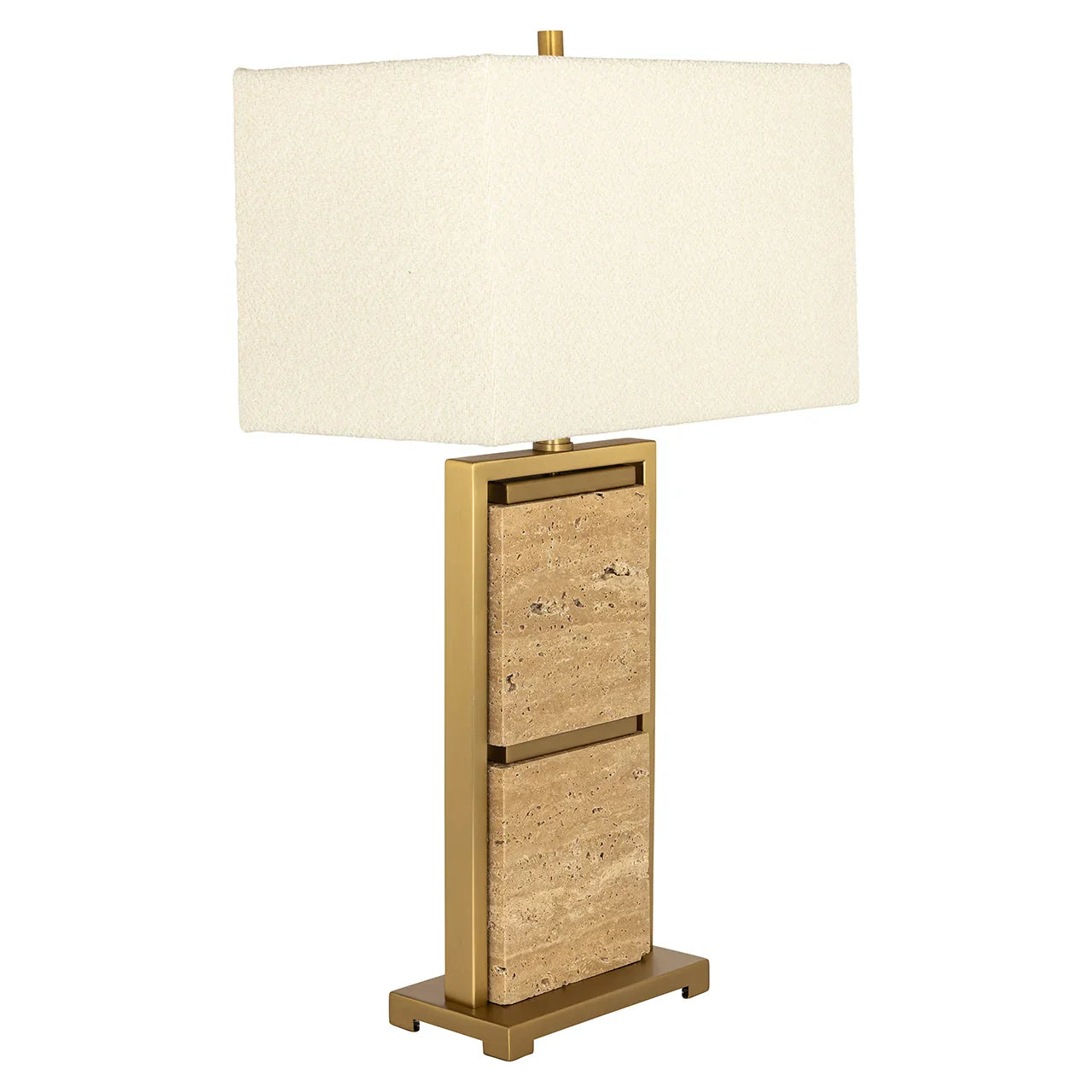 Galda lampa Richmond Interiors Meyra 72/40/24 cm bēšs - N1 Home