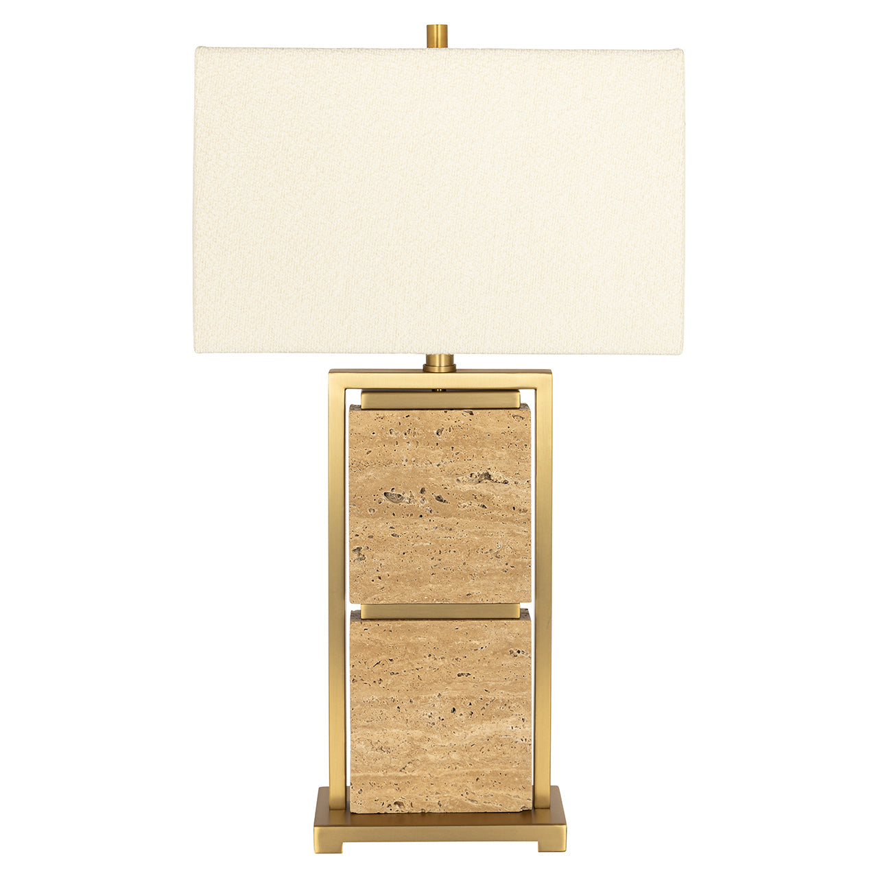 Galda lampa Richmond Interiors Meyra 72/40/24 cm bēšs - N1 Home
