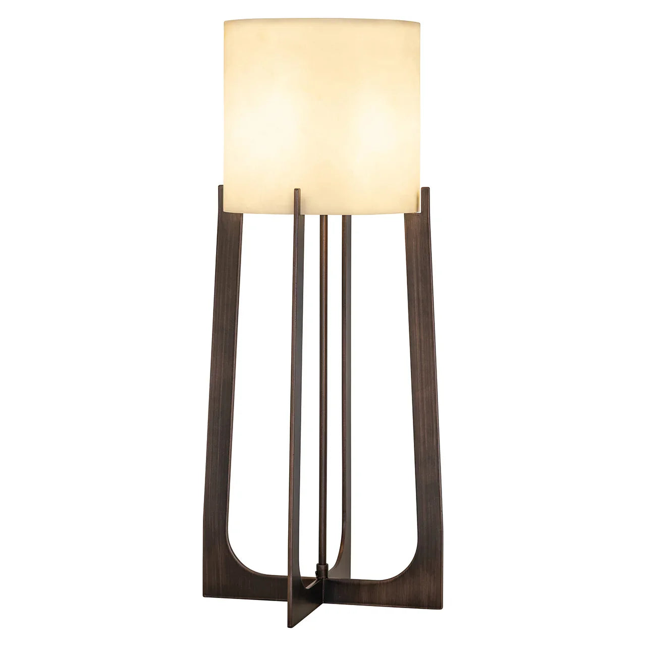 Galda lampa Richmond Interiors Loura big 68/29/29 cm bronza - N1 Home