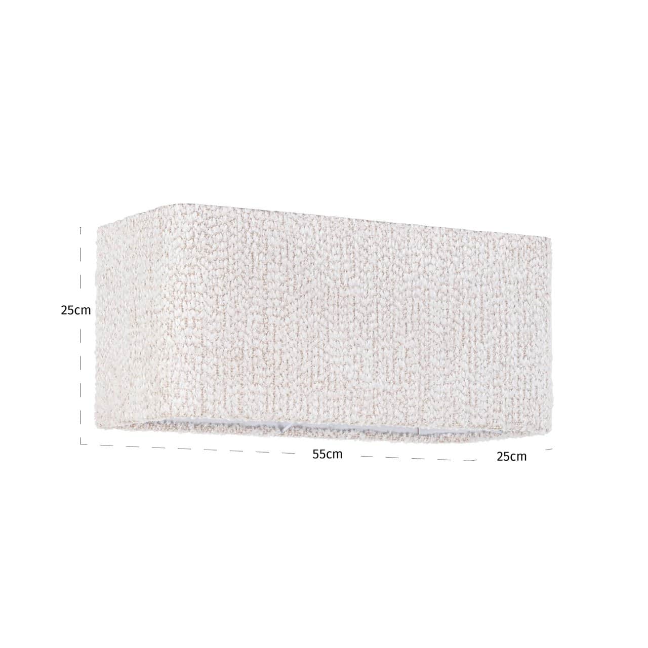 Abažūrs Marly Richmond Interiors 55/25/25 cm lovely cream