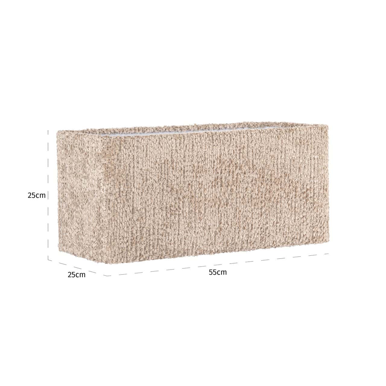 Abažurs Live Richmond Interiors 55/25/25 cm lovely bēšs