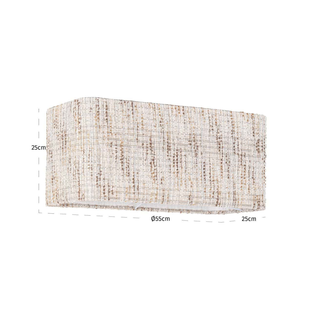 Abažūrs Filou Richmond Interiors 55/25/25 cm cream coco