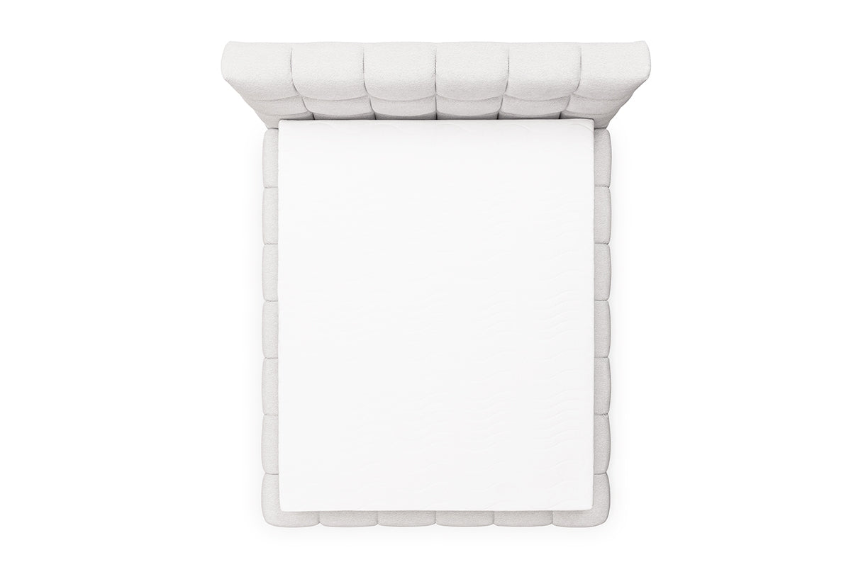 Gulta Marseille ar kastīti 160/200 cm krēms - N1 Home