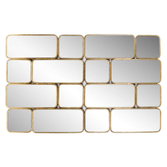 Spogulis Richmond Interiors Birche ar 16 spoguļiem 108/73/4,5 cm zelts - N1 Home