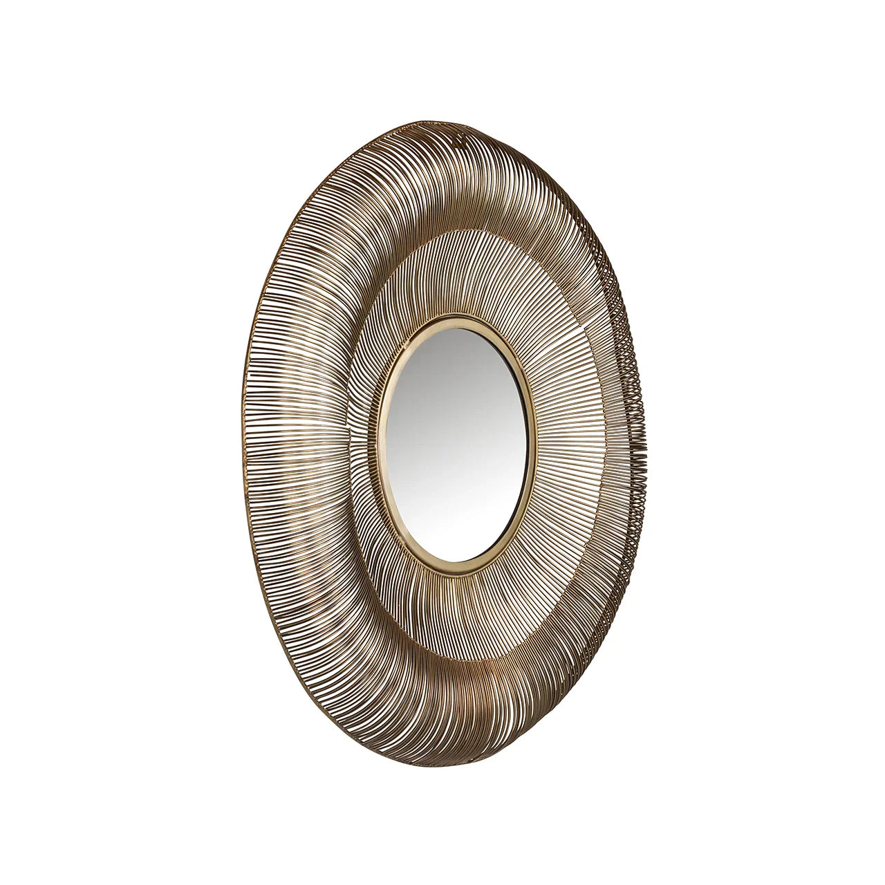 Spogulis Richmond Interiors Aliza 76Ø; 101Ø  cm zelts - N1 Home