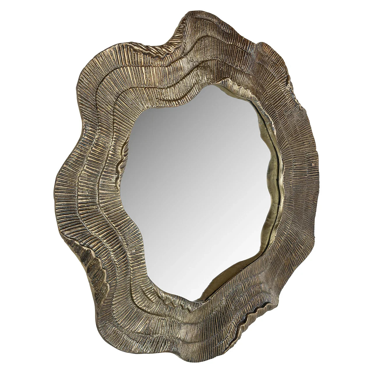 Spogulis Richmond Interiors Elia 90/90/5 cm zelts - N1 Home
