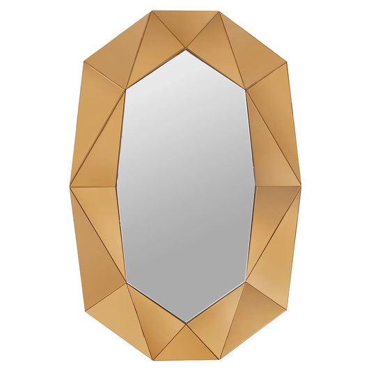 Spogulis Richmond Interiors Jaloe 120/80/4 cm zelts - N1 Home