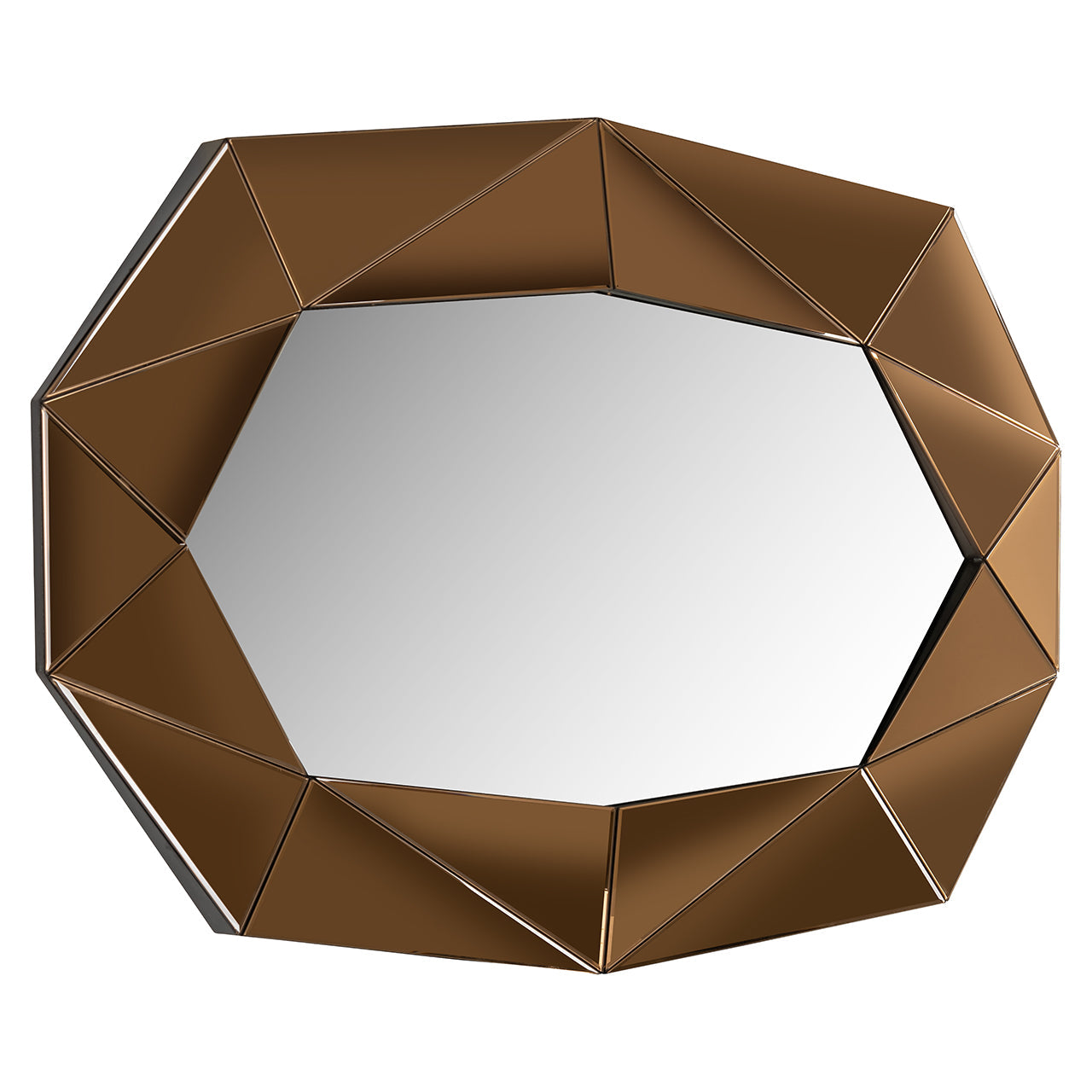 Spogulis Richmond Interiors Jaloe 120/80/4 cm zelts - N1 Home