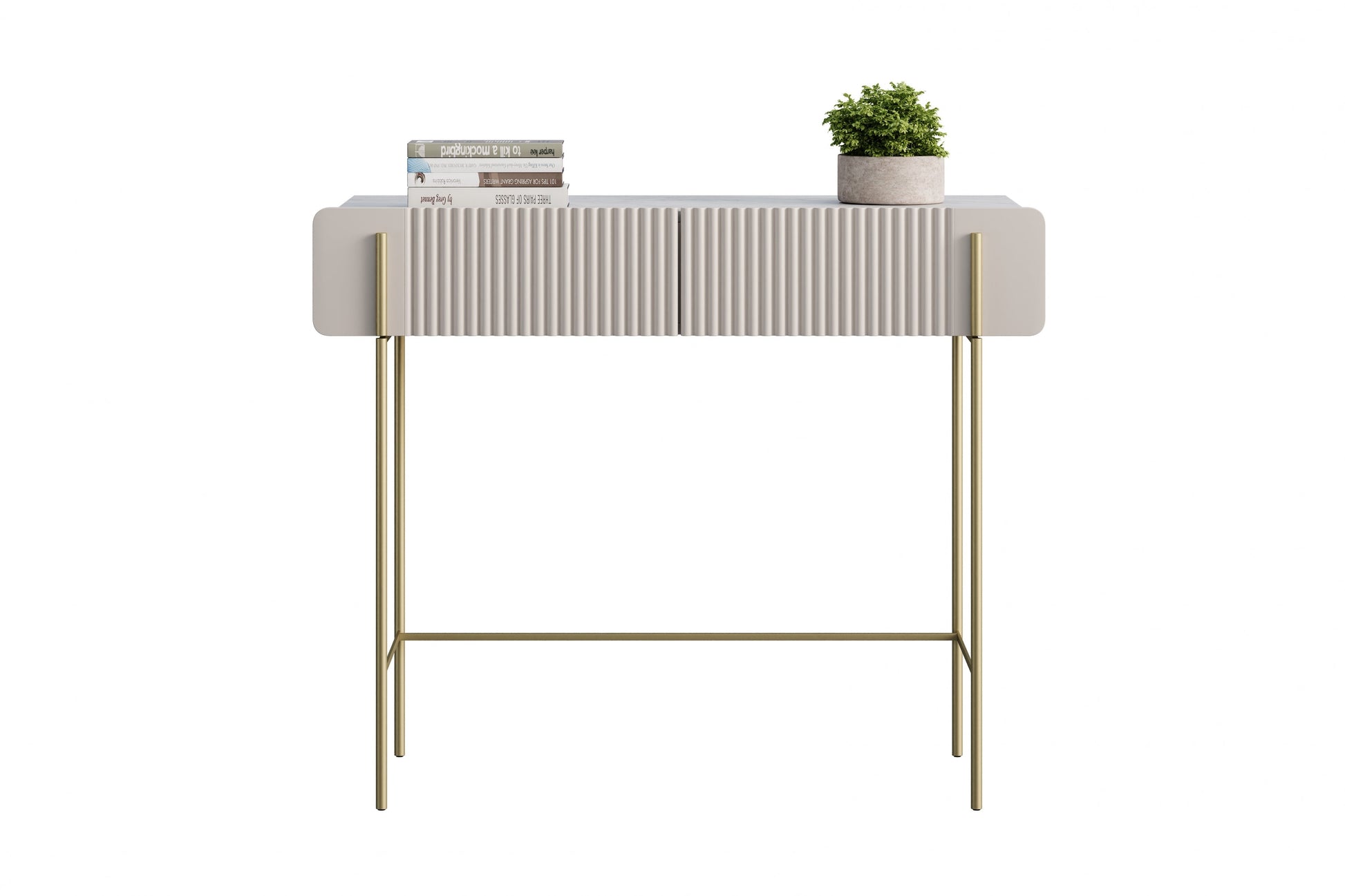 Konsole Dersi 100/85/42 cm kašmirs/zelts - N1 Home