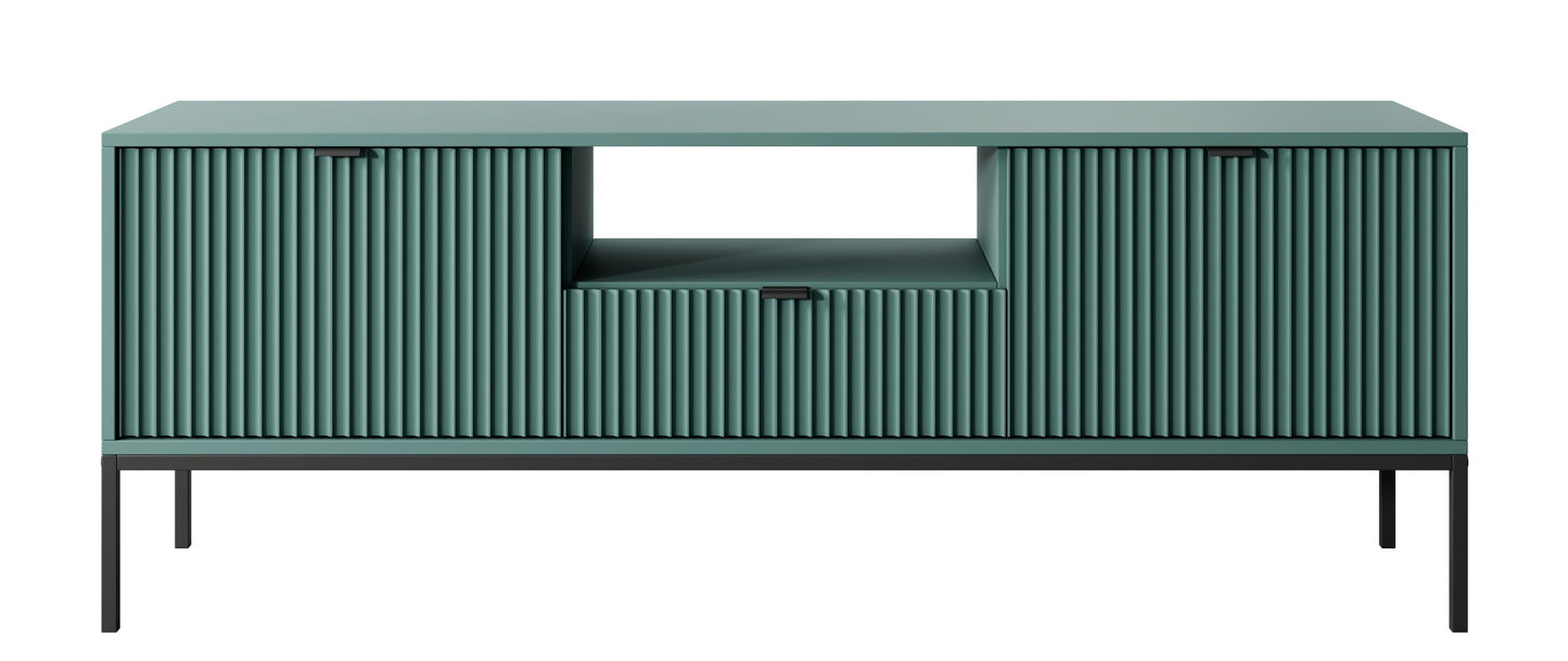 TV skapis NV 154x56x39 cm olīves/melns