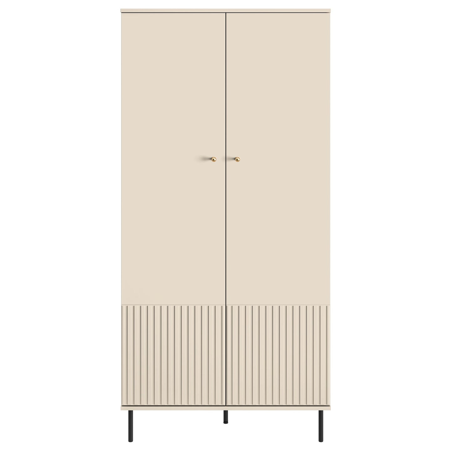 Skapīs Galeto 190/92/53 cm bēšs - N1 Home