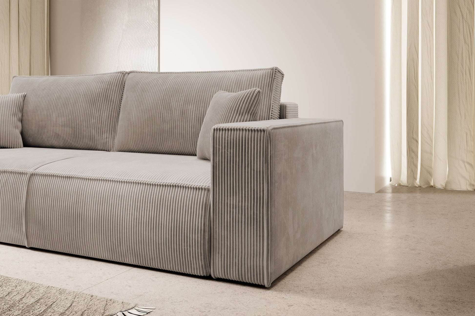 Dīvāns Fireza 275/102/85 cm Poso 02 - N1 Home