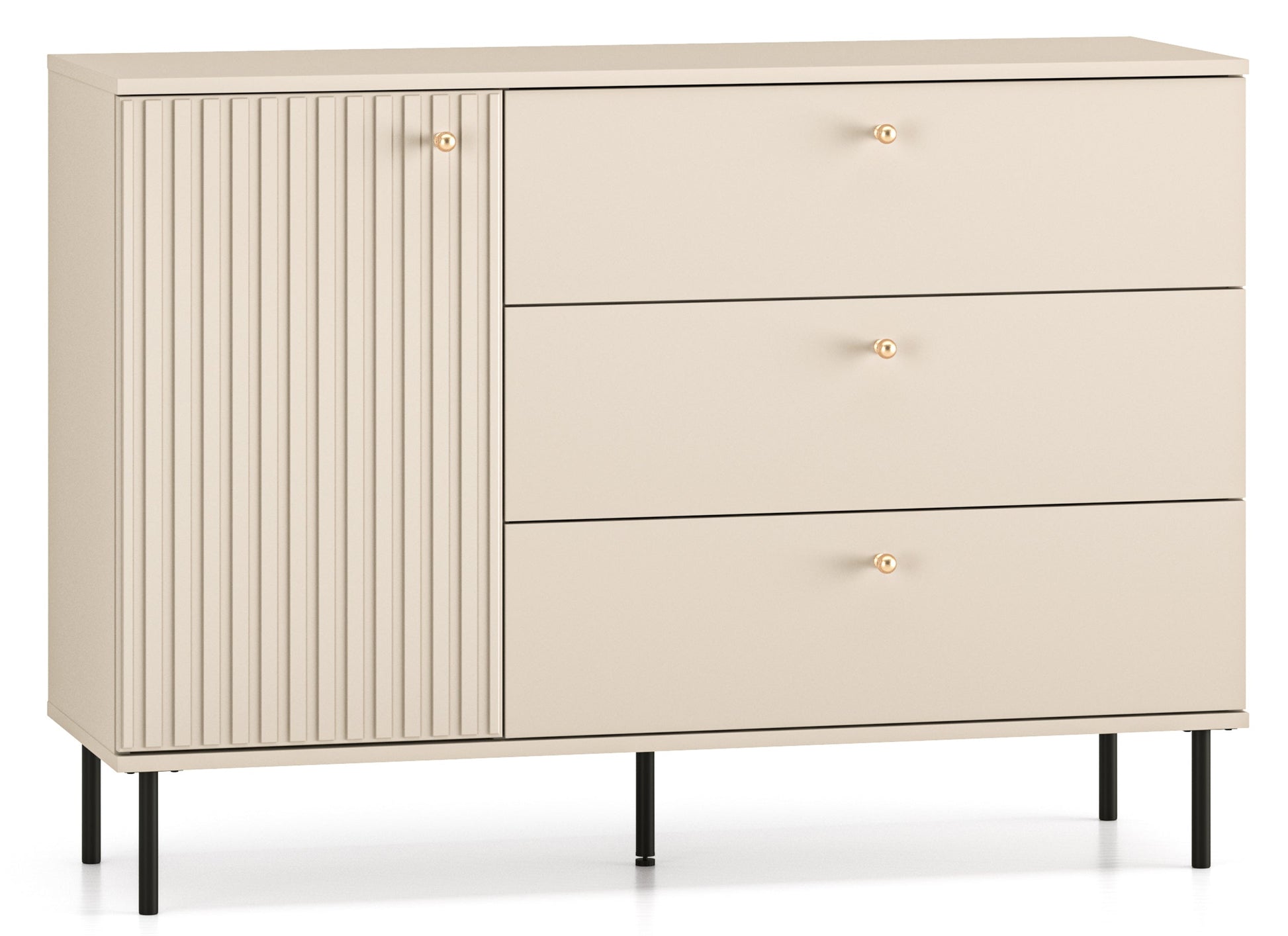 Kumode Galeto 85/120/40 cm bēšs - N1 Home