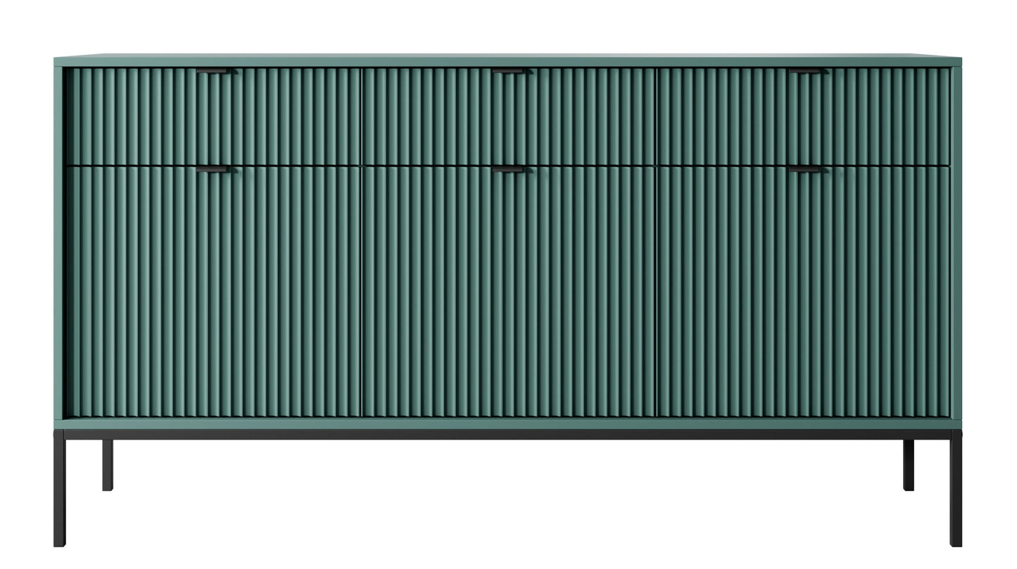 Kumode NV 154/83/39 cm olīves/melns