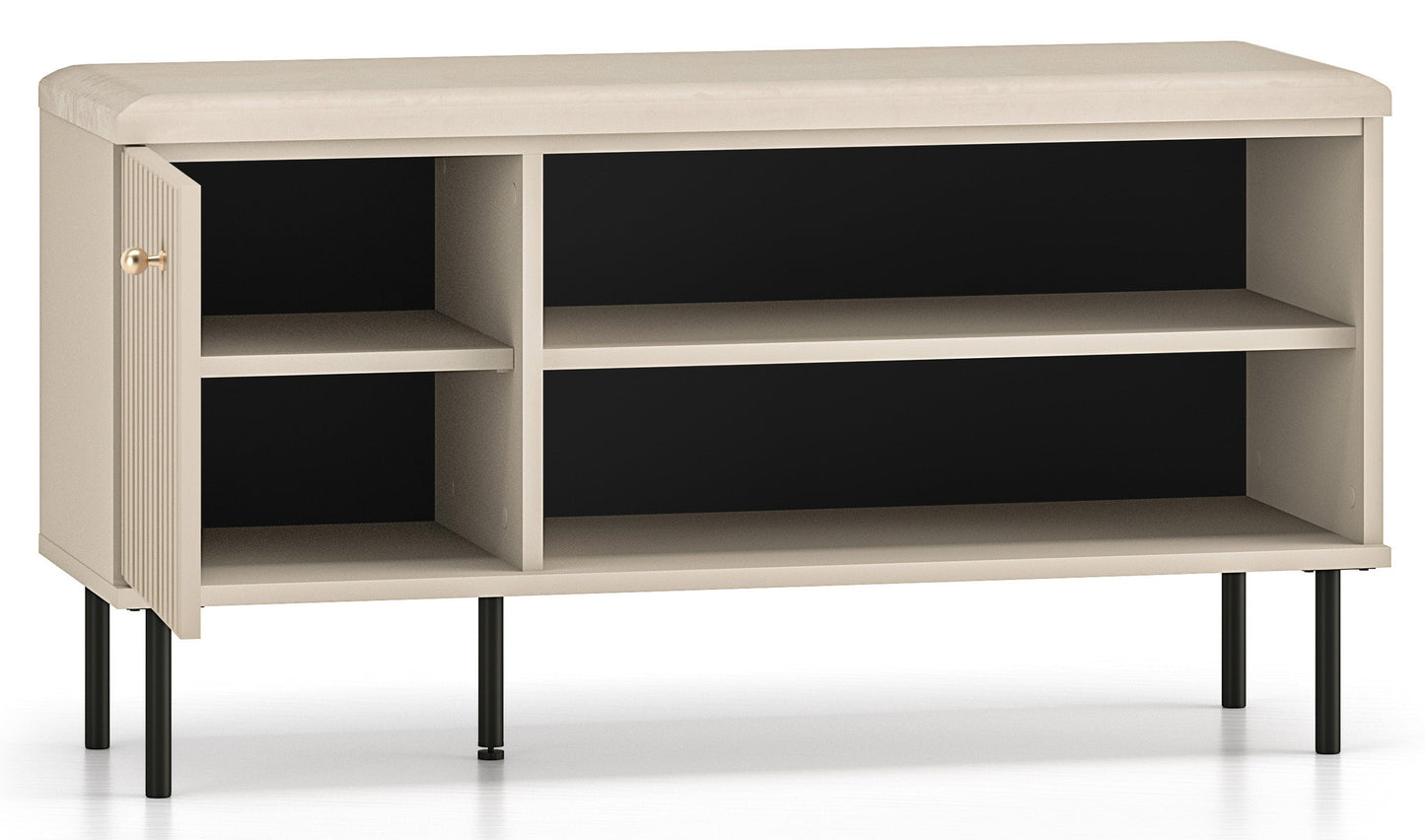 Apavu skapis Galeto 55/102/34 cm bēšs - N1 Home